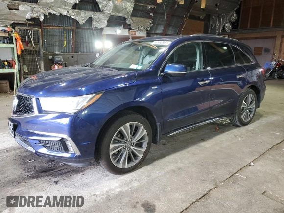 2018 Acura MDX Sport Hybrid w/Technology Pkg with VIN 5J8YD7H55JL000478, listed as a Copart auction lot 80960964 with 0 mi miles and Salvage Title. Bid and sale history available at carsss.com. Image 1.