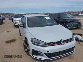 2019 Volkswagen GTI S z VIN 3VW6T7AU5KM020317, wystawiony jako IAAI lot #41790449 z przebiegiem 71 195 mil mil oraz . Historia ofert i sprzedaży dostępna na DreamBid. Obrazek 1.