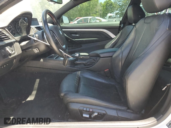 2017 BMW 4 Series 430i xDrive with VIN WBA4R9C3XHK878808, listed as a Copart auction lot 58300774 with 145,067 mi miles and Salvage Title. Bid and sale history available at DreamBid. Image 7.