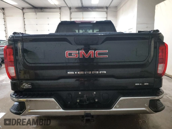 2022 GMC Sierra 1500 Limited SLE with VIN 1GTR9BED2NZ105999, listed as a Copart auction lot 45668574 with 46,841 mi miles and Salvage Title. Bid and sale history available at carsss.com. Image 6.