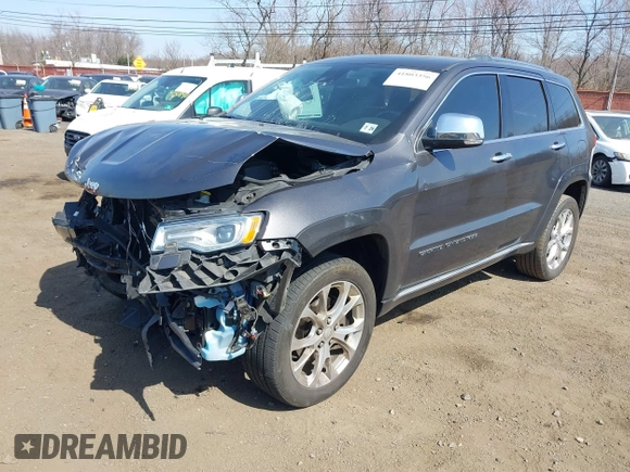 2019 Jeep Grand Cherokee Summit with VIN 1C4RJFJG1KC637757, listed as a IAAI auction lot 41803356 with 95,231 mi miles. Bid and sale history available at carsss.com. Image 2.