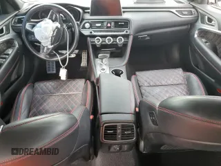 2021 Genesis G70 3.3T with VIN KMTG34LE5MU074535, listed as a Copart auction lot 40277844 with 56,032 mi miles and Non Repairable. Bid and sale history available at carsss.com. Image 8.