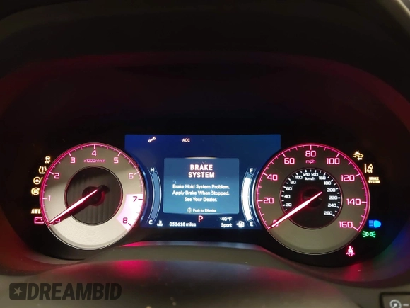 2021 Acura RDX w/A-Spec Package with VIN 5J8TC2H61ML034429, listed as a IAAI auction lot 41305062 with 53,618 mi miles. Bid and sale history available at carsss.com. Image 7.