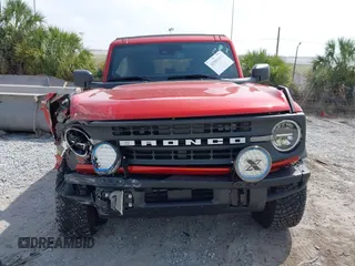 2023 Ford Bronco with VIN 1FMEE5DP7PLC06447, listed as a IAAI auction lot 41881411 with 6,842 mi miles. Bid and sale history available at carsss.com. Image 12.