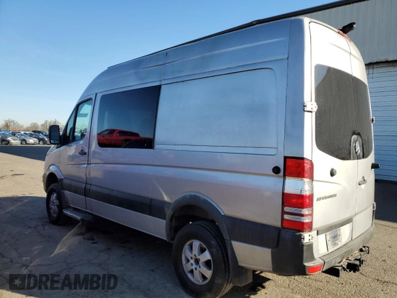 2018 Mercedes-Benz Sprinter with VIN WD4FE7CD5JP631179, listed as a Copart auction lot 42374965 with 49,000 mi miles and Salvage Title. Bid and sale history available at DreamBid. Image 2.