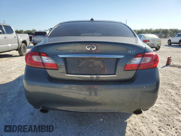 2011 Infiniti M37 with VIN JN1BY1AP9BM326655, listed as a Copart auction lot 82485374 with 163,687 mi miles and Salvage Title. Bid and sale history available at carsss.com. Image 6.