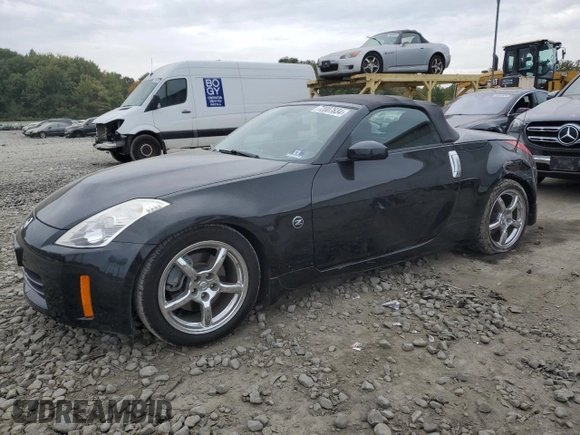 2008 Nissan 350Z Enthusiast with VIN JN1BZ36A98M851091, listed as a Copart auction lot 72007834 with 24,318 mi miles and Salvage Title. Bid and sale history available at DreamBid. Image 1.
