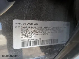 2024 Audi A3 Premium with VIN WAUAUDGY4RA044115, listed as a Copart auction lot 83264114 with 19,559 mi miles and Salvage Title. Bid and sale history available at carsss.com. Image 12.