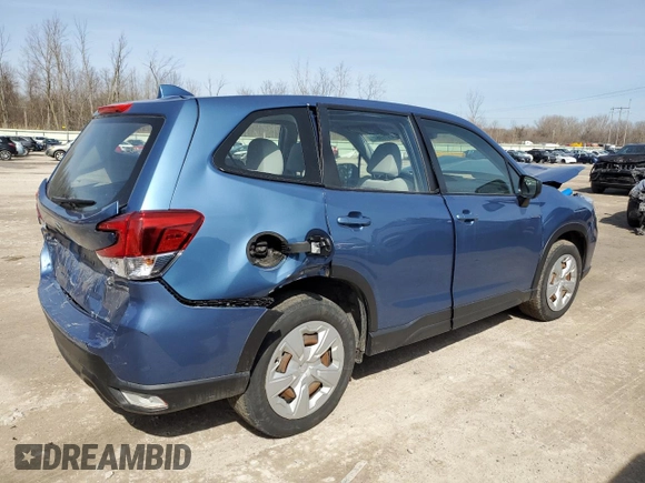 2021 Subaru Forester with VIN JF2SKAAC0MH493351, listed as a Copart auction lot 49169645 with 38,973 mi miles and Salvage title. Bid and sale history available at DreamBid. Image 3.