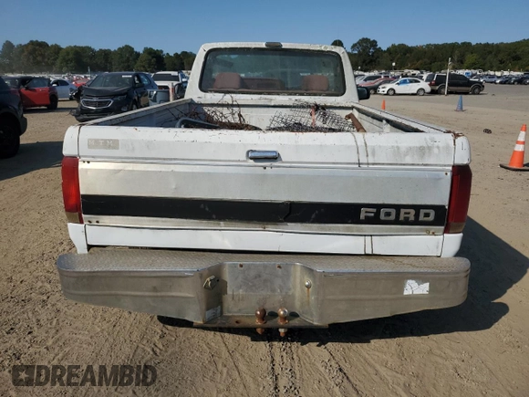 1992 Ford F-150 with VIN 1FTEF14HXNLA67544, listed as a Copart auction lot 75958024 with 0 mi miles and Clean Title. Bid and sale history available at carsss.com. Image 6.