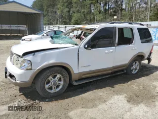 2002 Ford Explorer Eddie Bauer z VIN 1FMDU74E82UC13628, wystawiony jako Copart lot #53943485 z przebiegiem Nie podano mil oraz Szkoda całkowita • Salvage title. Historia ofert i sprzedaży dostępna na DreamBid. Obrazek 1.