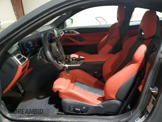 2025 BMW M4 Competition xDrive with VIN WBS33HK02SCS92678, listed as a Copart auction lot 88839855 with 4,304 mi miles and Salvage Title. Bid and sale history available at carsss.com. Image 7.