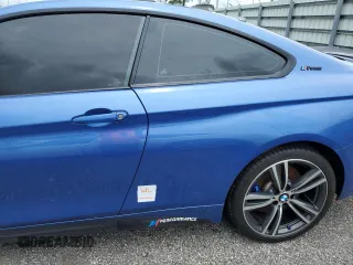 2017 BMW 4 Series 440i with VIN WBA4P1C51HK522059, listed as a Copart auction lot 60255554 with 76,289 mi miles and Salvage Title. Bid and sale history available at carsss.com. Image 12.