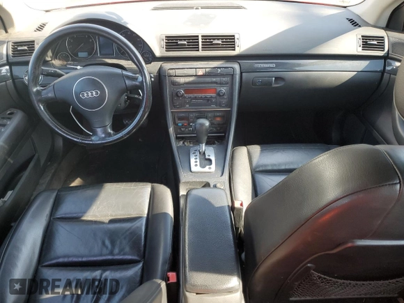 2004 Audi A4 1.8T with VIN WAULC68E84A134601, listed as a Copart auction lot 70844914 with 0 mi miles and Clean Title. Bid and sale history available at carsss.com. Image 8.