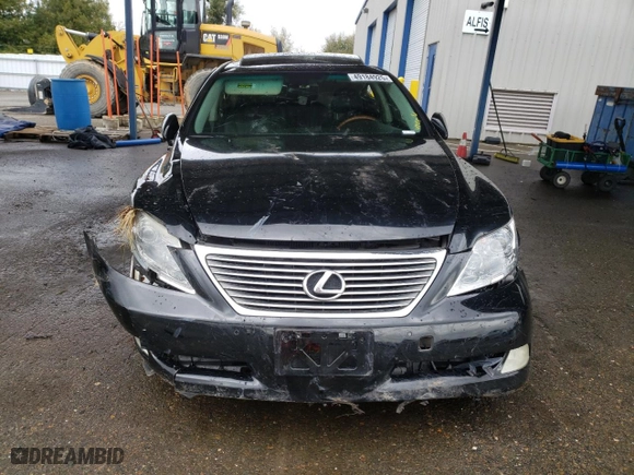 2008 Lexus LS 460 LWB with VIN JTHGL46F785026908, listed as a Copart auction lot 49184925 with 147,576 mi miles and Salvage Title. Bid and sale history available at carsss.com. Image 5.