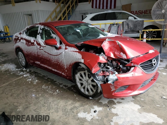 2015 Mazda 6 i Sport with VIN JM1GJ1U58F1216933, listed as a Copart auction lot 47897115 with Not Provided miles and Salvage Title. Bid and sale history available at DreamBid. Image 4.