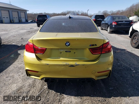 2018 BMW M4 with VIN WBS4Y9C53JAA92542, listed as a Copart auction lot 47454984 with 60,783 mi miles and Salvage Title. Bid and sale history available at carsss.com. Image 6.