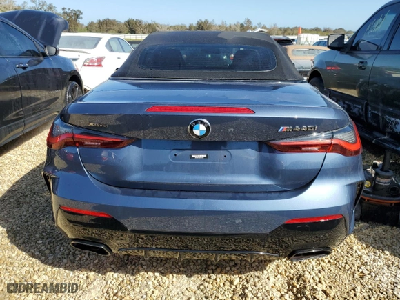 2024 BMW 4 Series M440i xDrive with VIN WBA63AT02RCN54720, listed as a Copart auction lot 74734554 with 9,144 mi miles and Non Repairable. Bid and sale history available at carsss.com. Image 6.