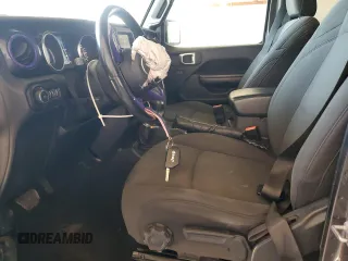 2021 Jeep Wrangler Unlimited Sport S with VIN 1C4HJXDG3MW544043, listed as a Copart auction lot 56559015 with 84,344 mi miles and Salvage title. Bid and sale history available at DreamBid. Image 7.