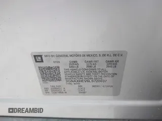 2020 Chevrolet Equinox LS with VIN 3GNAXHEV6LS720037, listed as a IAAI auction lot 41967086 with 68,000 mi miles and . Bid and sale history available at DreamBid. Image 9.