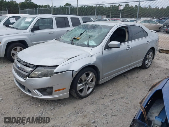 2012 Ford Fusion SPORT with VIN 3FAHP0DC7CR155450, listed as a IAAI auction lot 40651757 with 158,636 mi miles. Bid and sale history available at carsss.com. Image 2.