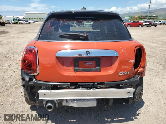 2020 MINI Hardtop 4 Door Cooper with VIN WMWXU7C01L2L63159, listed as a Copart auction lot 51349325 with 16,905 mi miles and Salvage title. Bid and sale history available at DreamBid. Image 6.