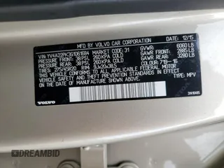 2016 Volvo XC90 T6 Momentum with VIN YV4A22PK3G1061684, listed as a Copart auction lot 56065185 with 186,471 mi miles and Salvage title. Bid and sale history available at DreamBid. Image 14.