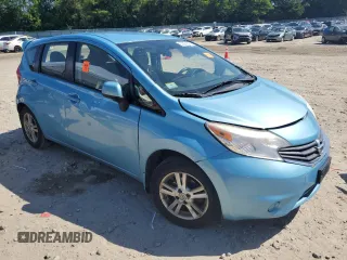 2014 Nissan Note S Plus with VIN 3N1CE2CP3EL427060, listed as a Copart auction lot 61051575 with Not provided miles and Clean title. Bid and sale history available at DreamBid. Image 4.