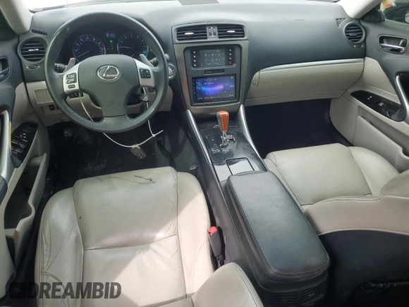 2012 Lexus IS 250 with VIN JTHBF5C2XC5176271, listed as a Copart auction lot 50239695 with 189,305 mi miles and Salvage Title. Bid and sale history available at DreamBid. Image 8.