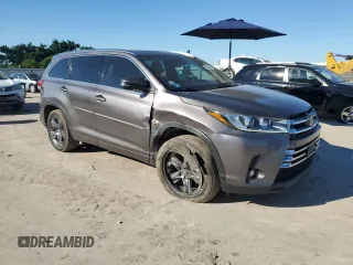 2019 Toyota Highlander Limited z VIN 5TDYZRFH2KS297704, wystawiony jako Copart lot #56280475 z przebiegiem 87 639 mil mil oraz Szkoda całkowita • Salvage title. Historia ofert i sprzedaży dostępna na DreamBid. Obrazek 4.