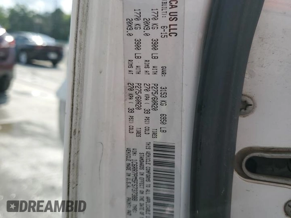 2015 Ram 1500 Laramie Longhorn with VIN 1C6RR7PM5FS737388, listed as a Copart auction lot 52077005 with 194,361 mi miles and Salvage title. Bid and sale history available at DreamBid. Image 12.