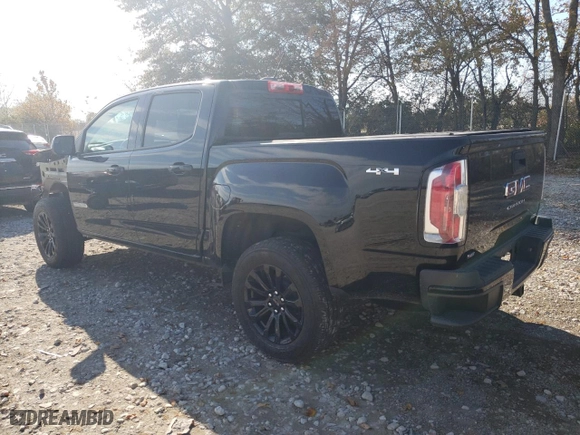 2022 GMC Canyon 4WD Elevation with VIN 1GTG6CEN8N1328609, listed as a Copart auction lot 76987884 with 15,026 mi miles and Salvage Title. Bid and sale history available at carsss.com. Image 2.