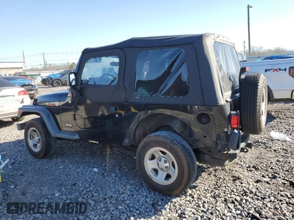 2005 Jeep Wrangler SE with VIN 1J4FA29195P366658, listed as a Copart auction lot 46220295 with 67,359 mi miles and Salvage Title. Bid and sale history available at carsss.com. Image 2.