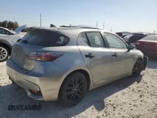 2016 Lexus CT 200h with VIN JTHKD5BH5G2271615, listed as a Copart auction lot 49048665 with 94,818 mi miles and Salvage Title. Bid and sale history available at carsss.com. Image 3.
