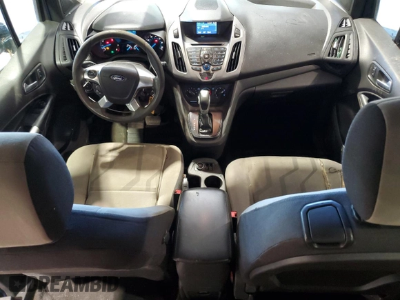 2014 Ford Transit Connect XLT with VIN NM0LE7F71E1156803, listed as a Copart auction lot 63474245 with 348,140 mi miles and Salvage title. Bid and sale history available at DreamBid. Image 8.