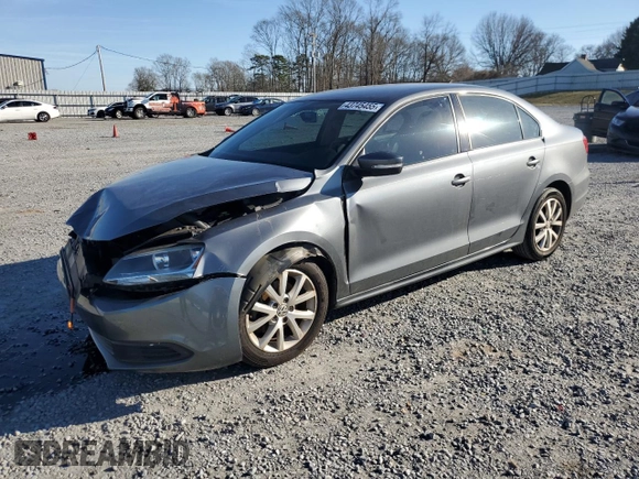 2012 Volkswagen Jetta Sedan SE w/Convenience with VIN 3VWDX7AJ3CM409072, listed as a Copart auction lot 43745455 with 135,678 mi miles and Salvage Title. Bid and sale history available at carsss.com. Image 1.