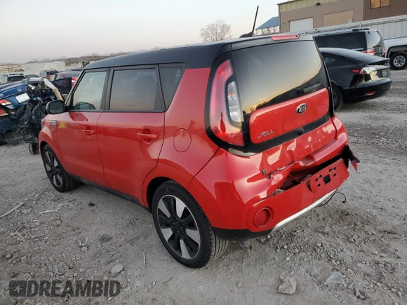 2017 Kia Soul + with VIN KNDJP3A52H7438517, listed as a Copart auction lot 83393044 with 72,486 mi miles and Salvage Title. Bid and sale history available at carsss.com. Image 2.