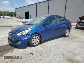 2015 Hyundai Accent GLS with VIN KMHCT4AE7FU935471, listed as a Copart auction lot 55411435 with 87,243 mi miles and Salvage Title. Bid and sale history available at DreamBid. Image 1.