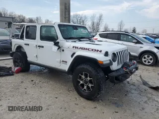 2019 Jeep Wrangler Unlimited Rubicon with VIN 1C4HJXFG3KW640345, listed as a Copart auction lot 50764465 with 131,618 mi miles and Clean title. Bid and sale history available at DreamBid. Image 4.