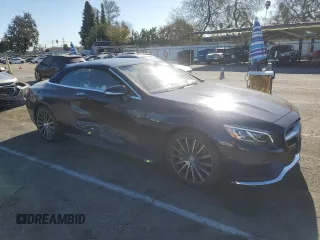2017 Mercedes-Benz S 550 with VIN WDDXK8CB6HA024397, listed as a Copart auction lot 87514885 with 15,311 mi miles and Salvage Title. Bid and sale history available at DreamBid. Image 4.