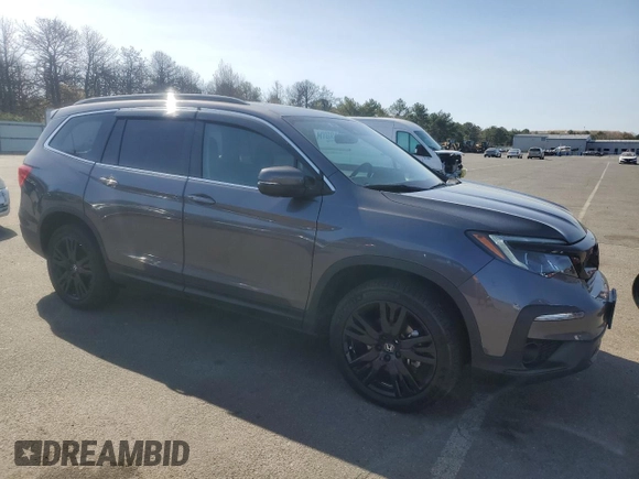 2021 Honda Pilot Special Edition with VIN 5FNYF6H28MB055670, listed as a Copart auction lot 54949425 with 51,948 mi miles and Salvage Title. Bid and sale history available at carsss.com. Image 4.