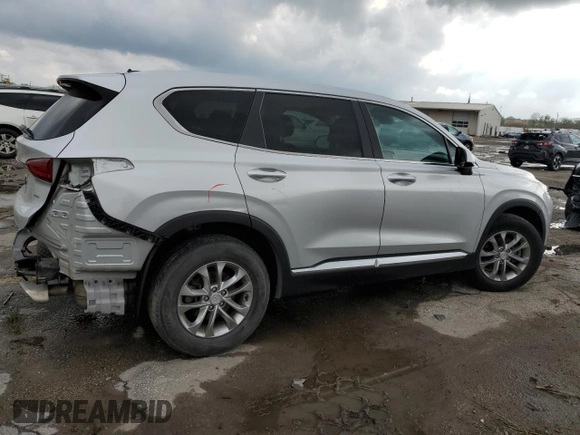 2020 Hyundai Santa Fe SE with VIN 5NMS2CAD9LH159755, listed as a Copart auction lot 55134405 with 52,880 mi miles and Salvage title. Bid and sale history available at DreamBid. Image 3.