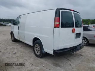 2013 Chevrolet Express Cargo with VIN 1GCSGAFX2D1148701, listed as a IAAI auction lot 42215285 with 265,463 mi miles and . Bid and sale history available at DreamBid. Image 3.