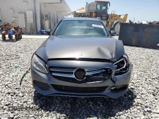 2015 Mercedes-Benz C 300 Luxury with VIN 55SWF4KB6FU001998, listed as a Copart auction lot 54602755 with 140,264 mi miles and Salvage Title. Bid and sale history available at carsss.com. Image 5.