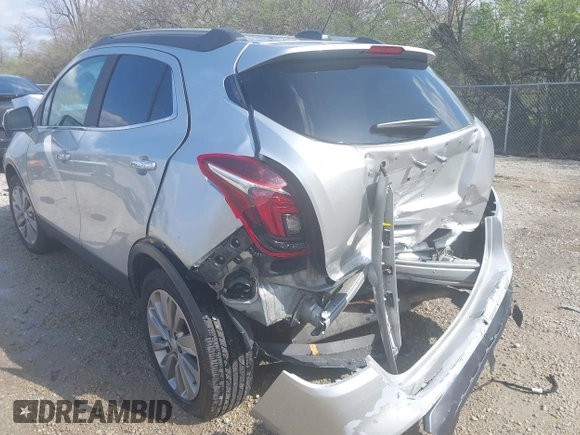 2018 Buick Encore Preferred with VIN KL4CJASB1JB675175, listed as a IAAI auction lot 41984657 with 95,758 mi miles. Bid and sale history available at carsss.com. Image 18.