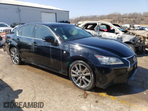 2013 Lexus GS 350 with VIN JTHCE1BLXD5016161, listed as a Copart auction lot 64255194 with 137,225 mi miles and Salvage Title. Bid and sale history available at carsss.com. Image 4.