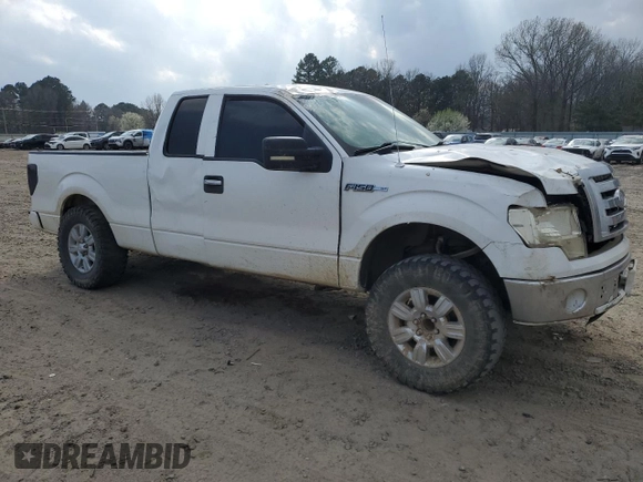 2009 Ford F-150 STX with VIN 1FTRX12809FA07861, listed as a Copart auction lot 49316575 with 167,389 mi miles and Clean Title. Bid and sale history available at carsss.com. Image 4.