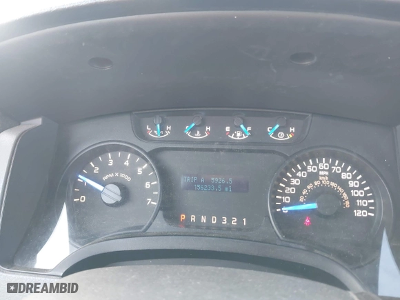 2014 Ford F-150 XL with VIN 1FTMF1CM5EKG22092, listed as a IAAI auction lot 41948999 with 156,233 mi miles. Bid and sale history available at carsss.com. Image 7.