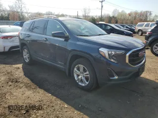 2018 GMC Terrain SLE with VIN 3GKALTEV3JL384706, listed as a Copart auction lot 53725985 with 66,857 mi miles and Salvage Title. Bid and sale history available at carsss.com. Image 4.