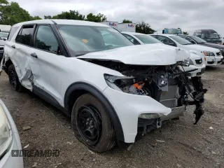 2023 Ford Police Interceptor Utility z VIN 1FM5K8AW6PNA08839, wystawiony jako Copart lot #51654935 z przebiegiem 12 380 mil mil oraz Czysty tytuł • Clean title. Historia ofert i sprzedaży dostępna na DreamBid. Obrazek 4.